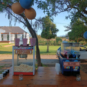 Double Slushy & Popcorn